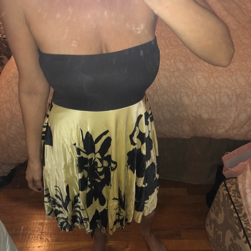 Bailey 44 Printed Silk Tube Dress